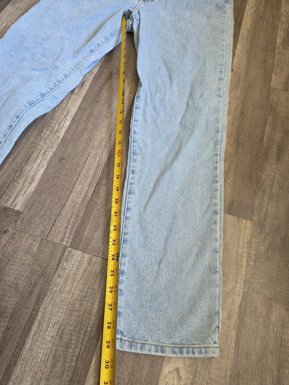 Vintage 90s Y2K Calvin Klein Classic Straight Light Wash Boyfriend Jeans Blue - Picture 15 of 16
